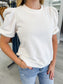 Puff Sleeve Knit Top
