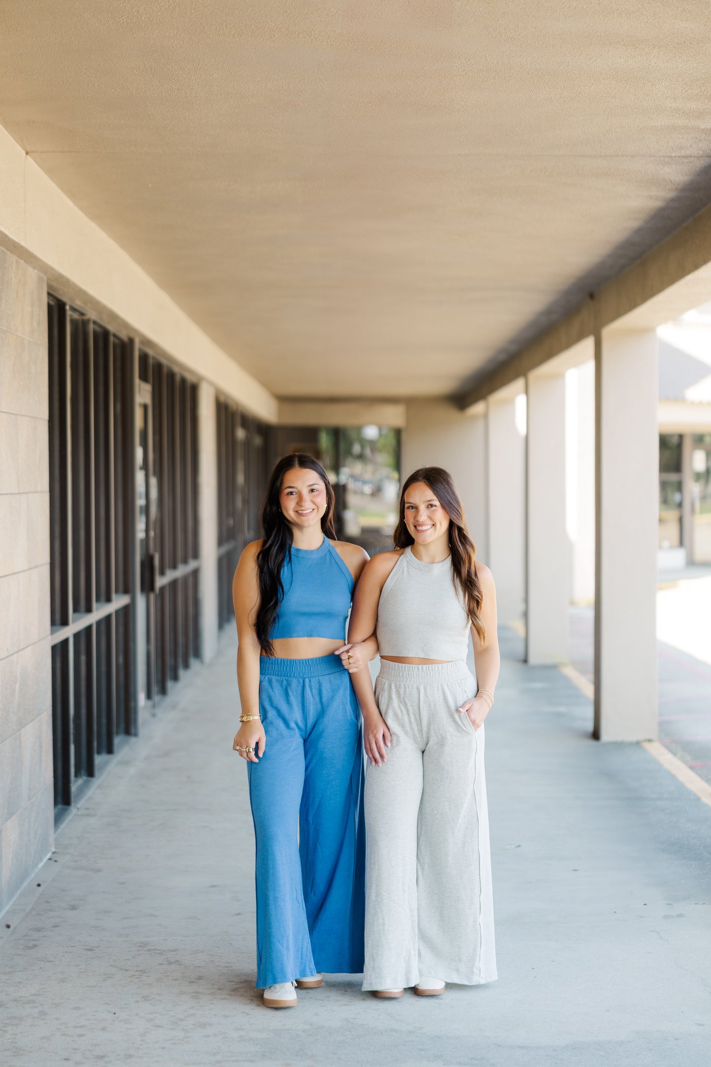 Halter Tank & Wide Leg Pant Set