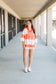 Stripe Half Zip Top & Short Set