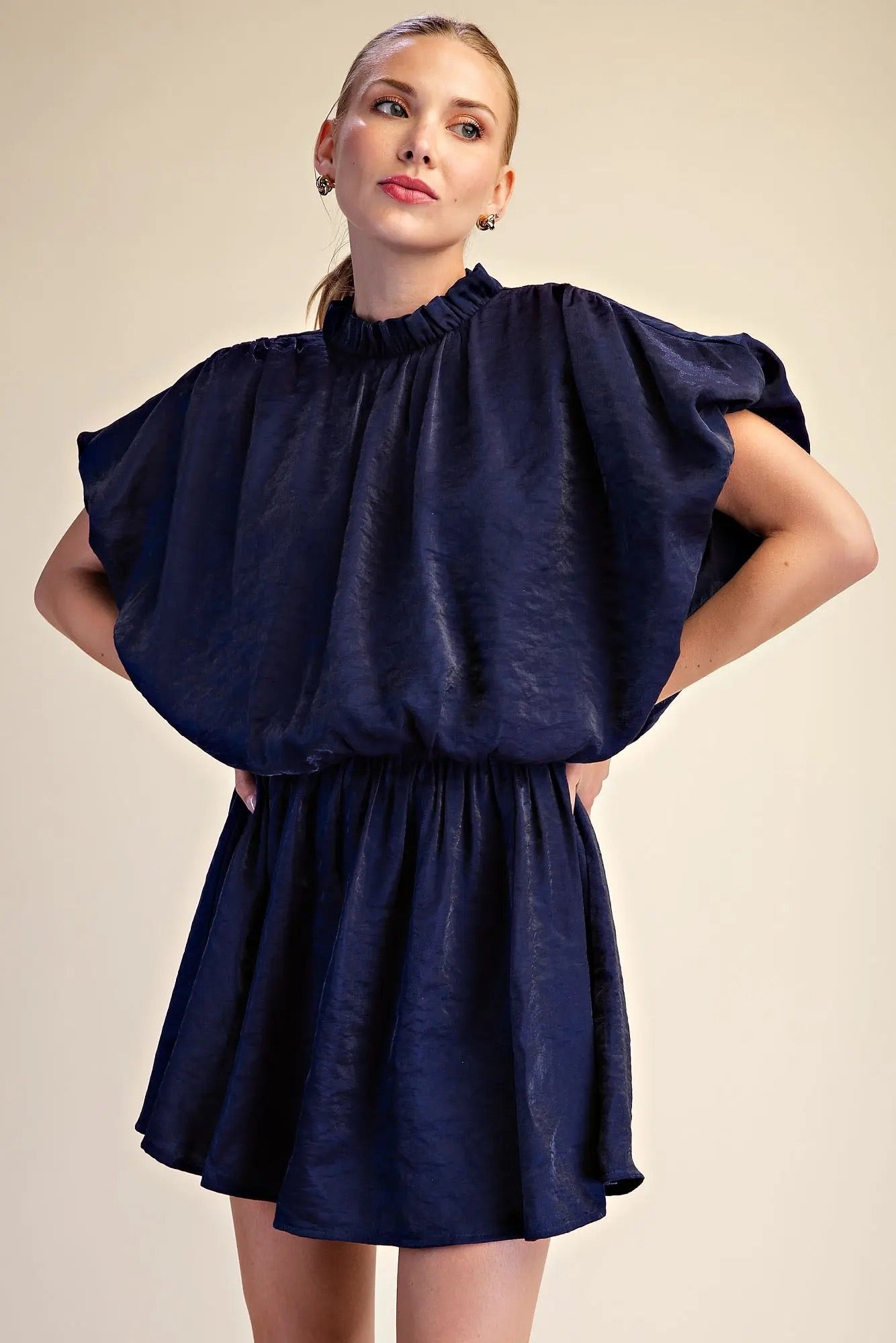 Sasha Puff Sleeve Mini Dress