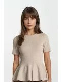 Penny Peplum Top
