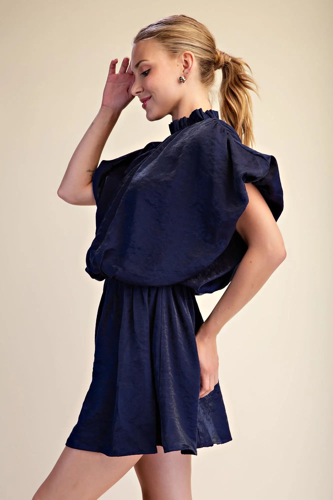 Sasha Puff Sleeve Mini Dress