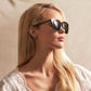 Bella Diff Sunglasses - Black + Grey