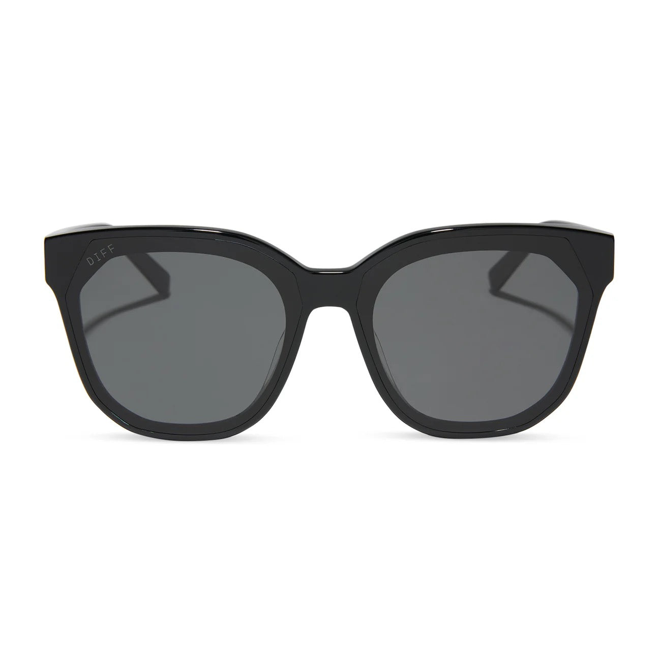 Gia Diff Sunglasses - Black + Grey