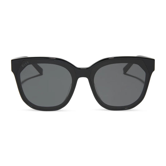 Gia Diff Sunglasses - Black + Grey