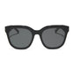 Gia Diff Sunglasses - Black + Grey