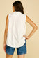 Petunia Pleated Button Down Top