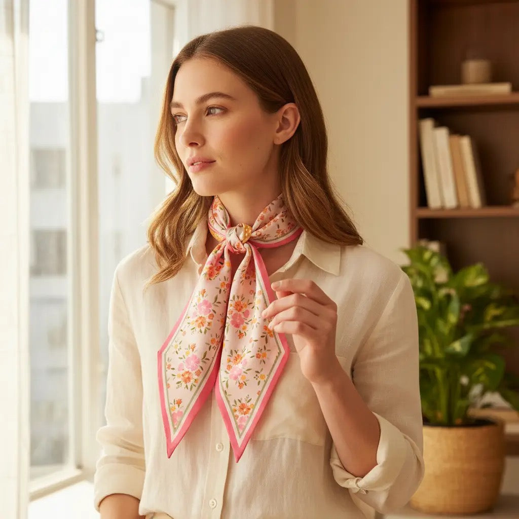 Celeste Twirl & Tie Scarf