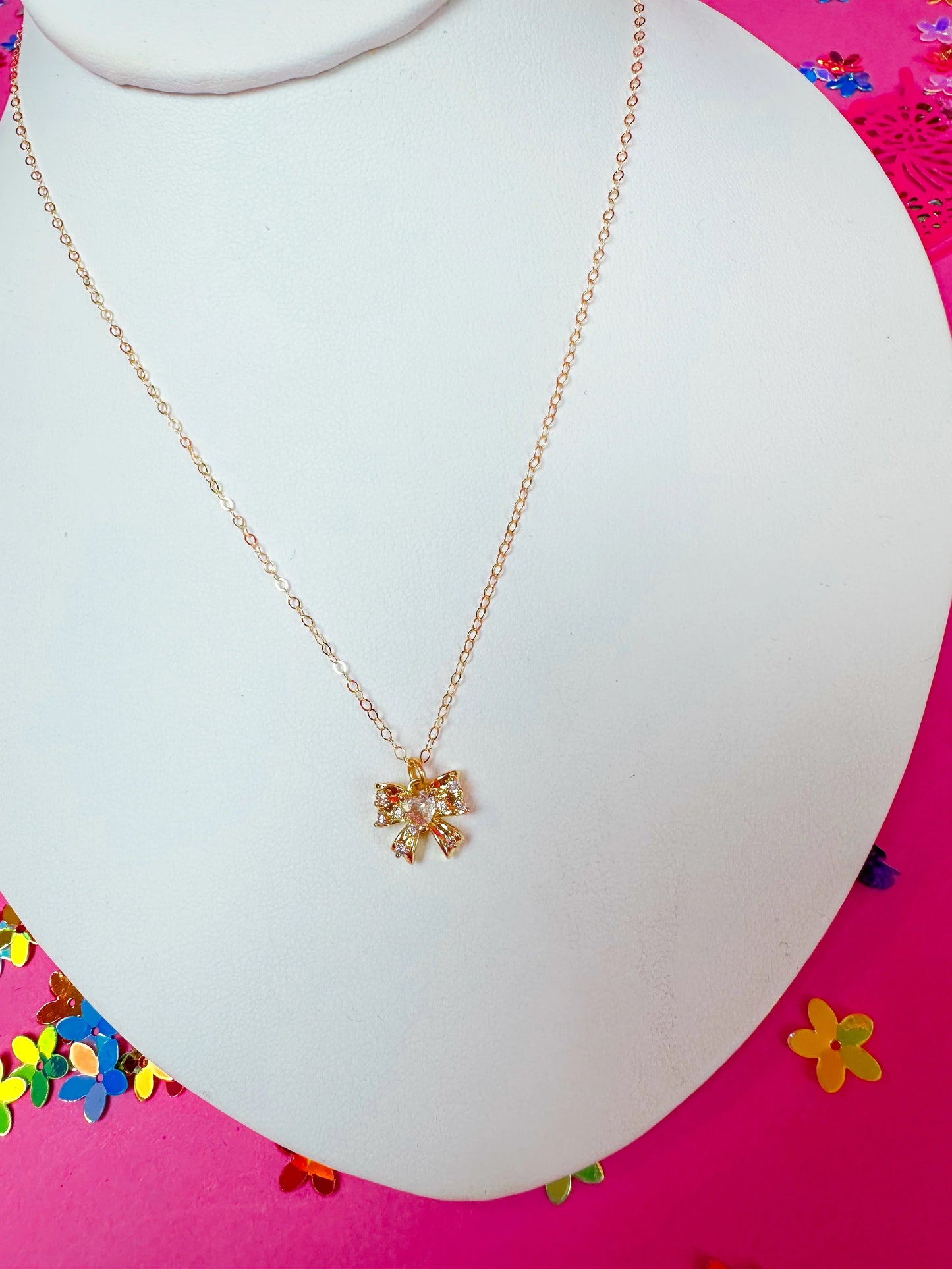 Diana Bow Necklace