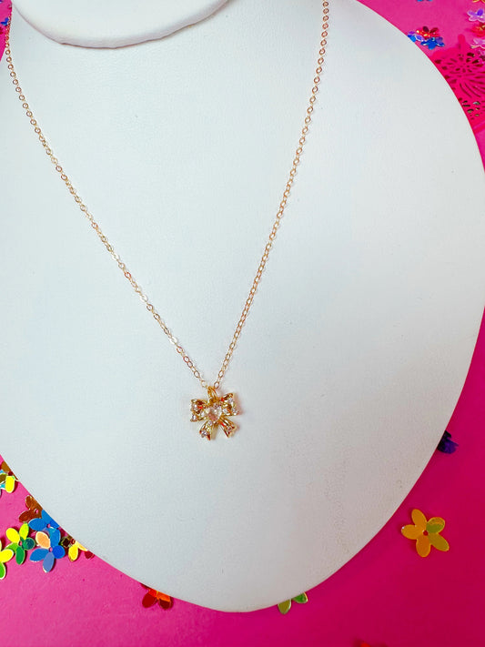 Diana Bow Necklace