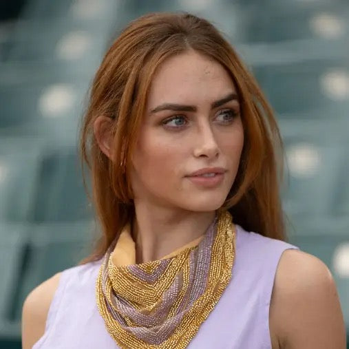 Beaded Handkerchief Necklace