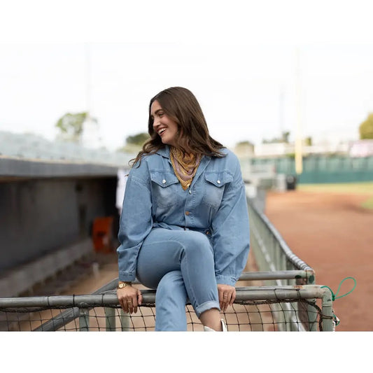 Beaded Handkerchief Necklace