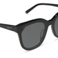 Gia Diff Sunglasses - Black + Grey