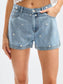Darla High Waisted Daisy Denim Shorts
