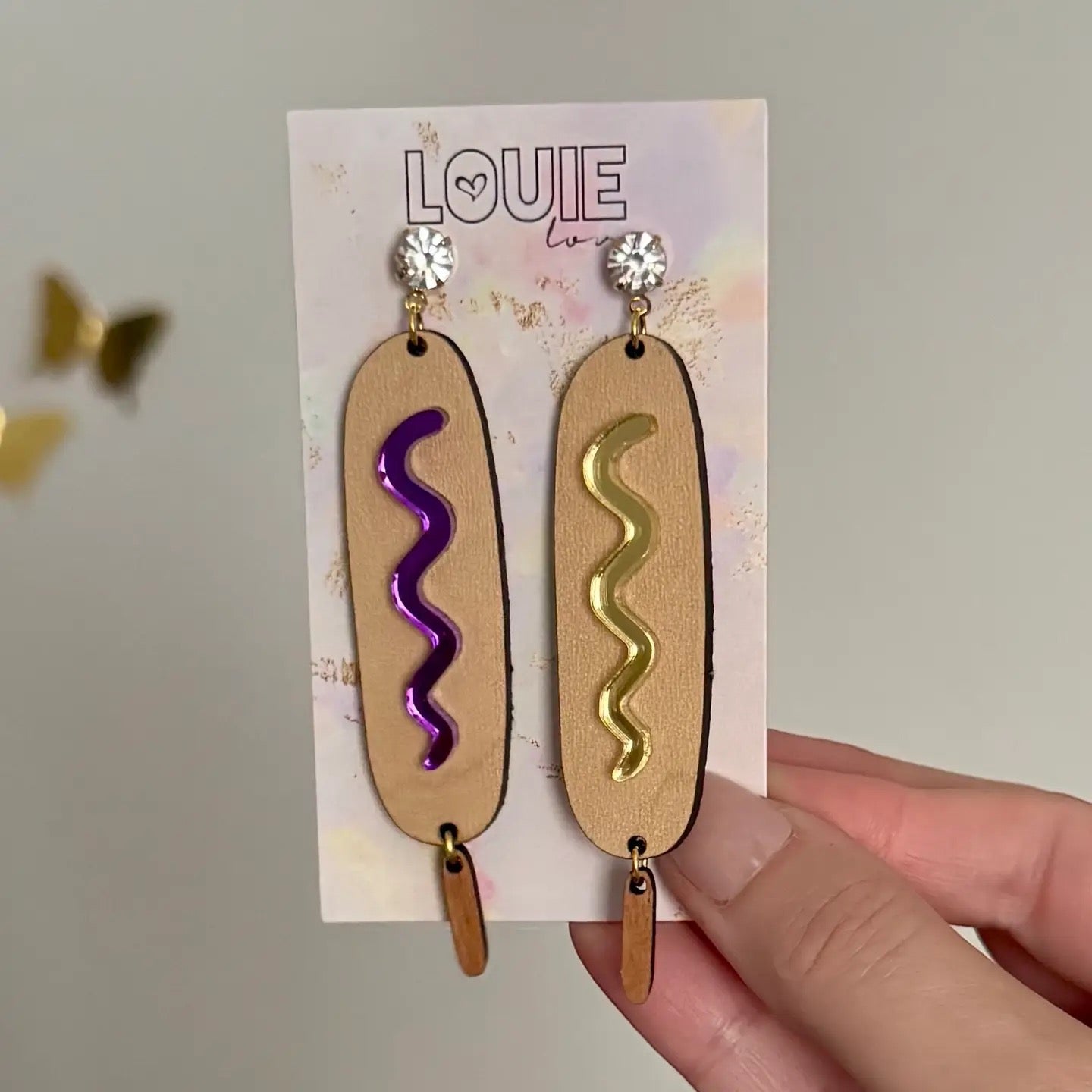 Corndog Gameday Earrings
