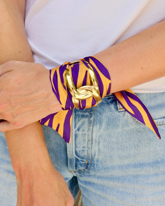 Serafina Gameday Tiger Stripe Scarf Bracelet