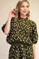 Tay Pleated Polka Dot Set