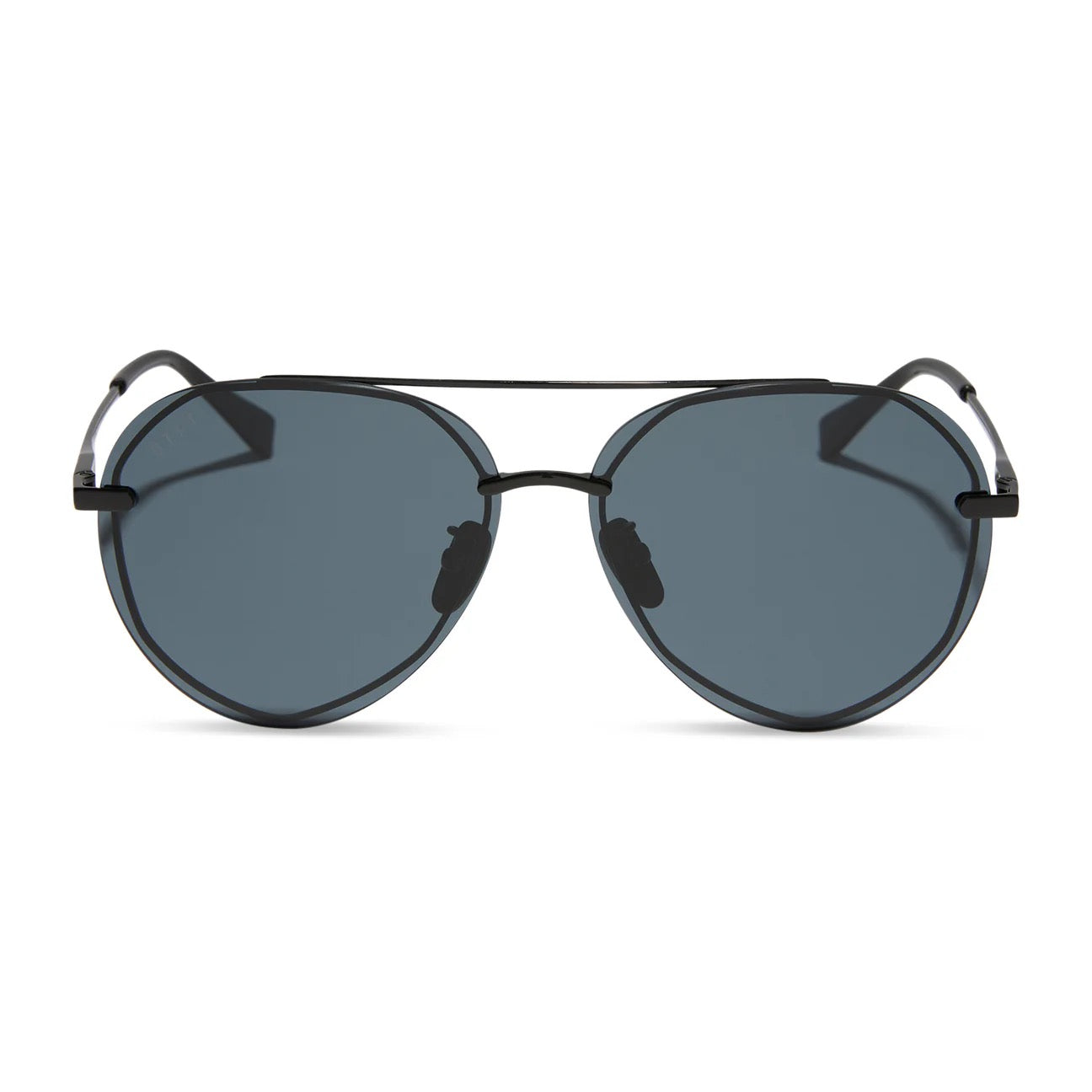 Lenox Diff Sunglasses - Black + Grey