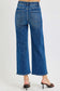 Tummy Control High Rise Denim Wide Leg Jeans