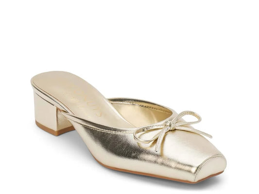 Square Toe Bow Mules