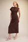 Lula Pleated Midi Dress