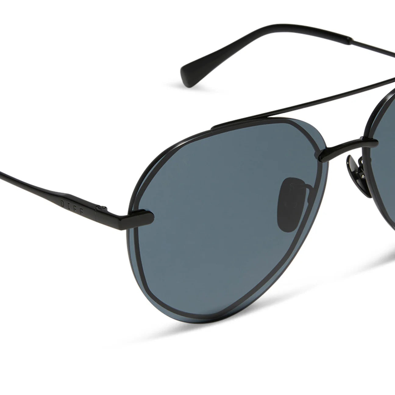 Lenox Diff Sunglasses - Black + Grey