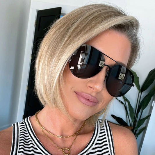 Lenox Diff Sunglasses - Black + Grey