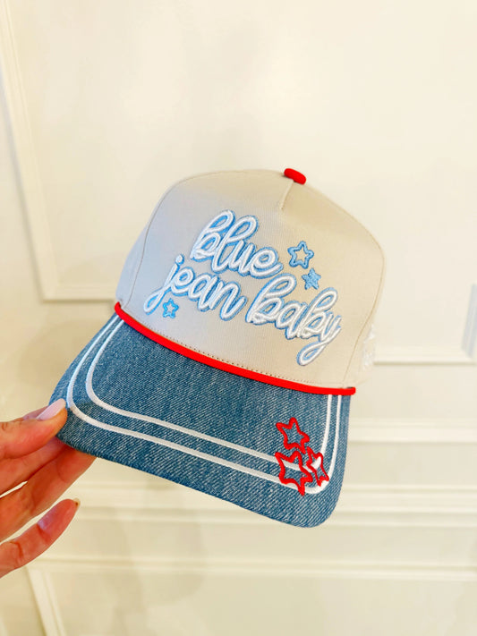 Blue Jean baby Truck Hat