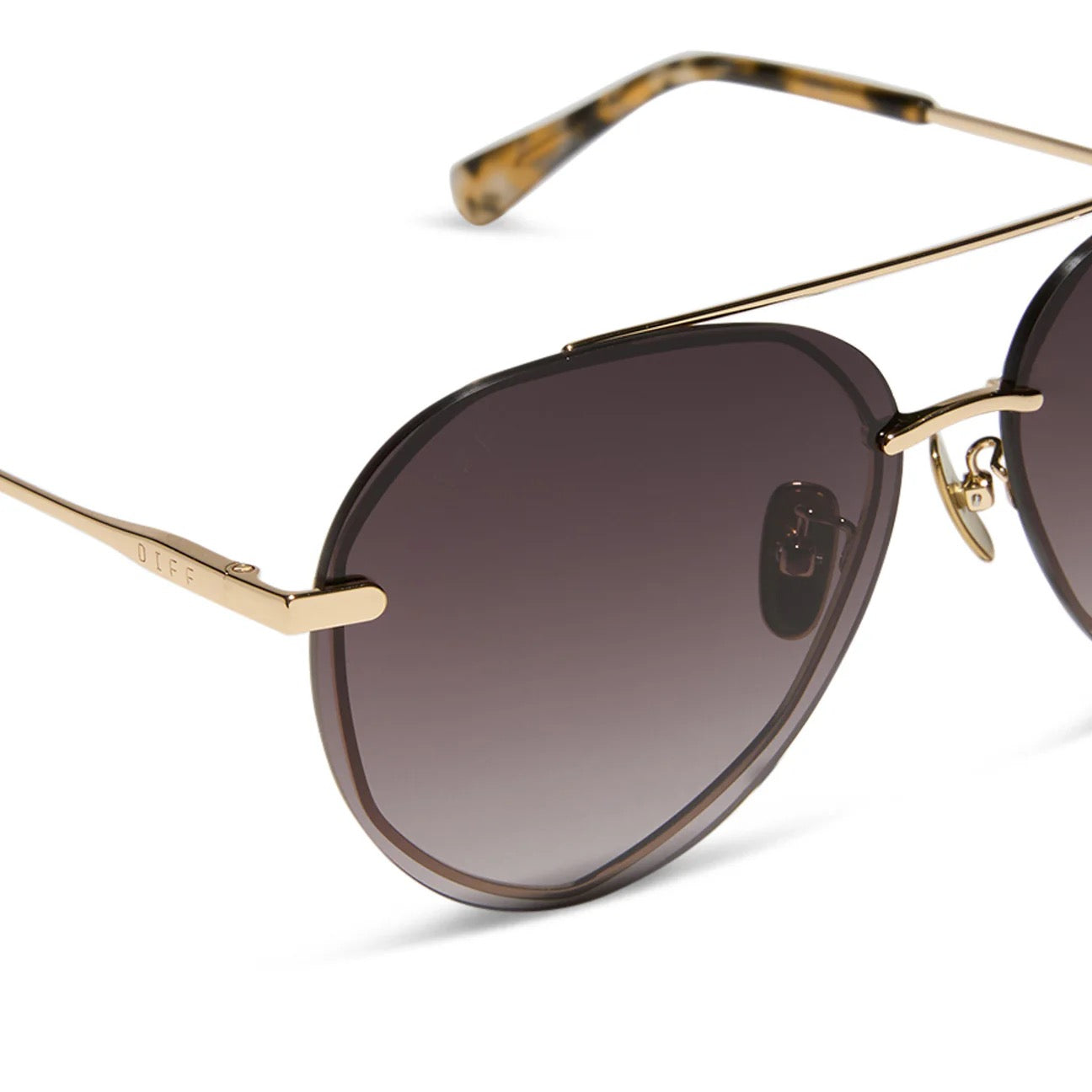 Gia Diff Sunglasses - Tortoise
