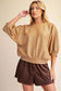 Maizie Pullover Metallic Sweatshirt