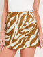 Lila Tiger Print Skort