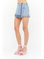 Maggie High Waist Denim Skort