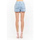 Maggie High Waist Denim Skort