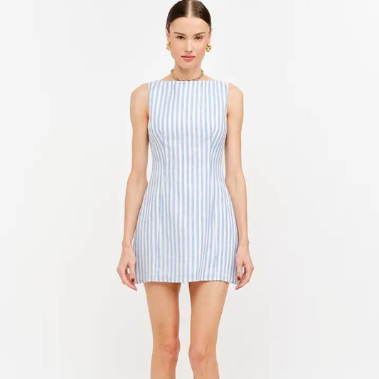 Victoria Striped Mini Dress