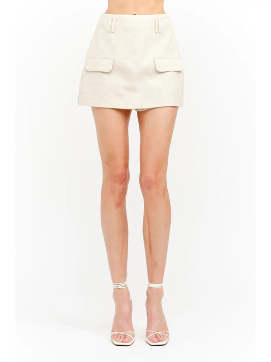 Claudette Front Pocket Skort