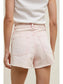 Eden High Rise Frayed Hem Denim Shorts