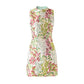 Malia Floral Jacquard Embroidered Dress