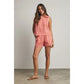 Aspen Striped Top & Shorts Set