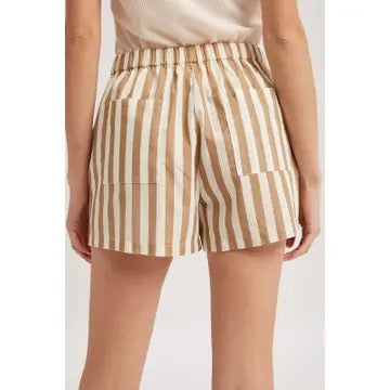 Aspen Striped Top & Shorts Set