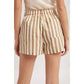 Aspen Striped Top & Shorts Set