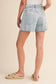 Mindy Mixed Stripes Denim Shorts