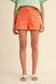 Whitney Whip Stitch Trim Detail Shorts