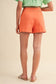 Whitney Whip Stitch Trim Detail Shorts