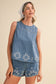 Emery Embroidered Tank & Shorts Set