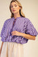 Laurie Bubble Hem Striped Top