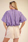 Laurie Bubble Hem Striped Top