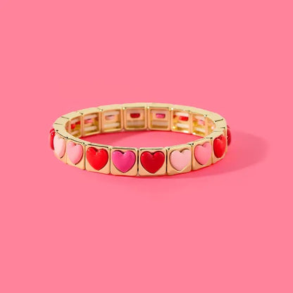 For Fun Heart Stretch Bracelets