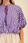 Laurie Bubble Hem Striped Top