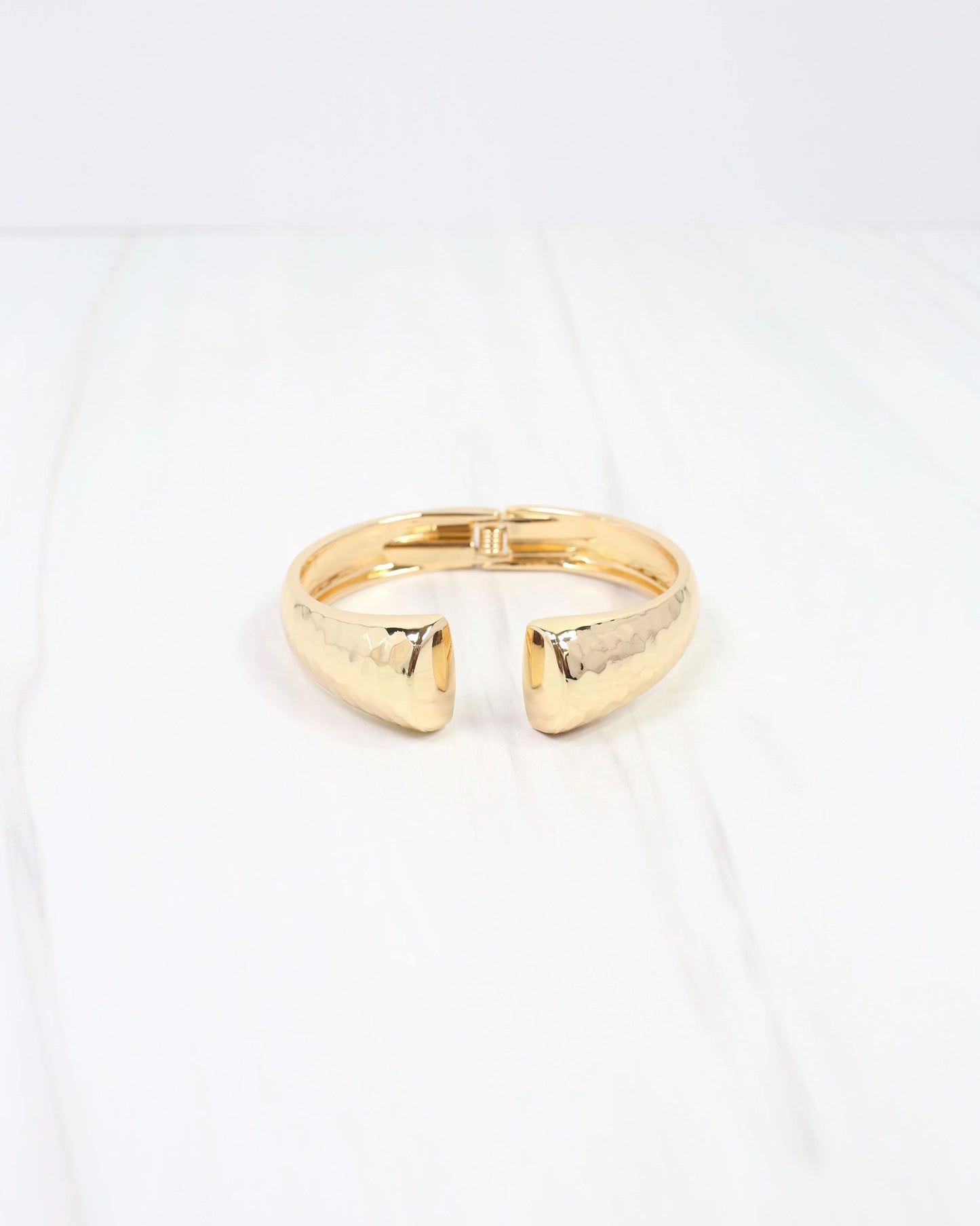 Corning Hammered Open Cuff Bracelet