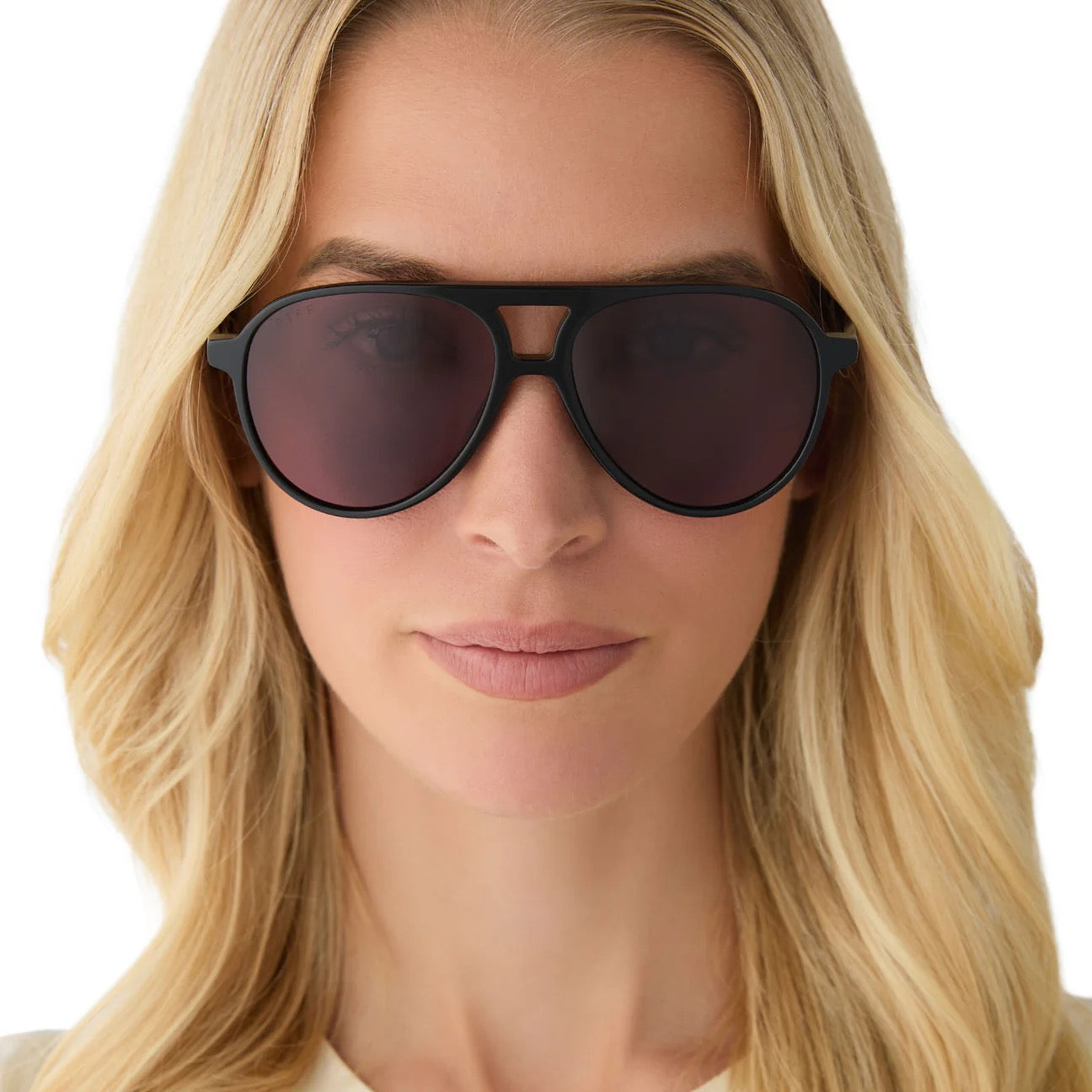 Tosca II Diff Sunglasses - Black + Aubergine